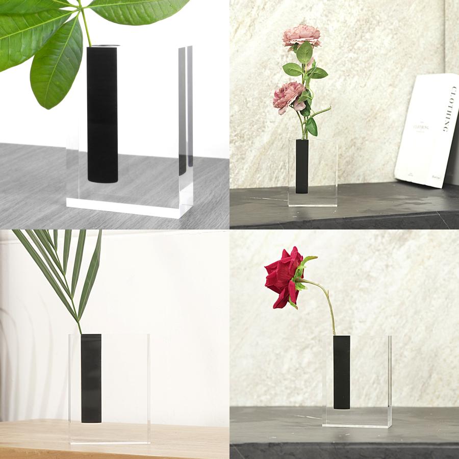 フラワーベース 花瓶 母の日 プレゼント アクリル 割れない 透明