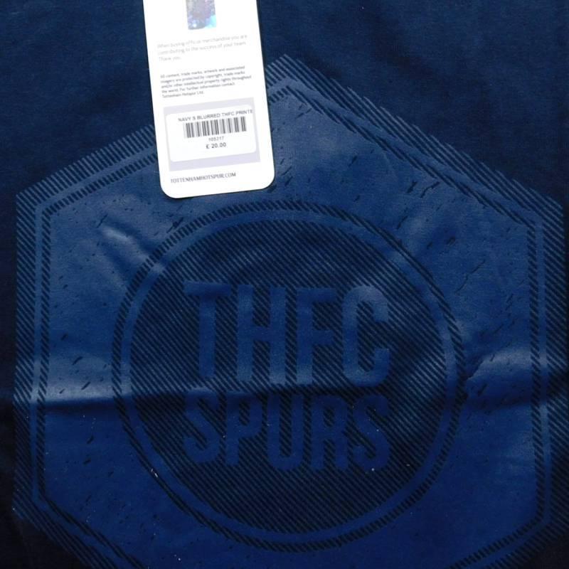 トッテナム　チームオフィシャル　105317　BLURRED THFC PRINTED　Tシャツ　半袖(正規品/メール便可) |  | 02