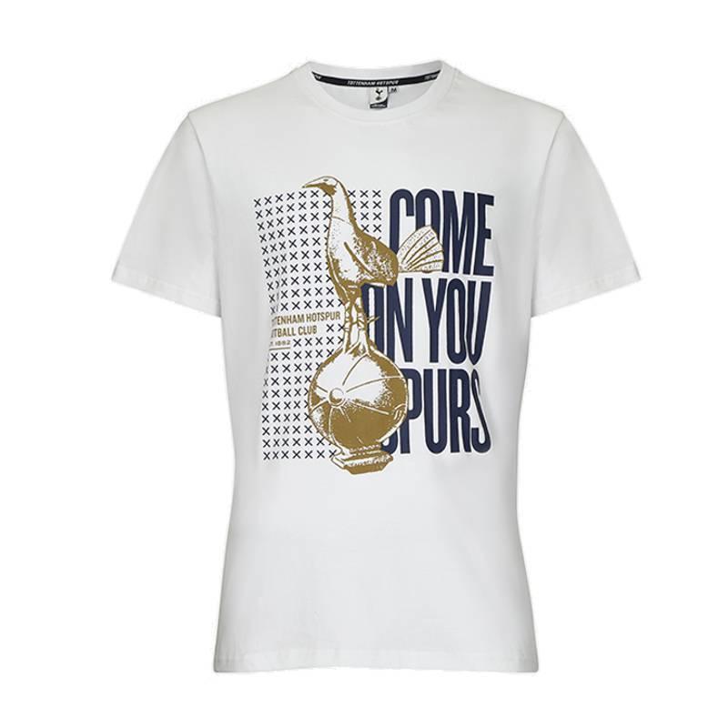 トッテナム　チームオフィシャル　105826　COME ON YOU SPURS COCKEREL　Tシャツ　半袖(正規品/メール便可)｜bbfb