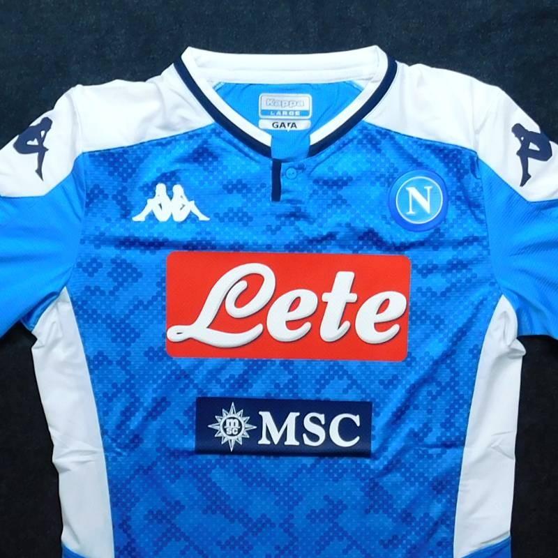 ナポリ　19　ホーム　半袖　ユニフォーム　KAPPA　2019シーズン/オーセンティック Match Shirt(正規品/メール便可/メーカーコード304NW80) | Kappa | 02