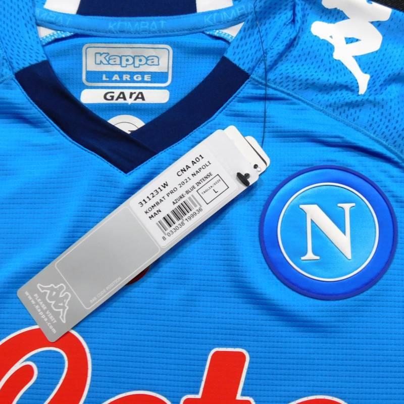 ナポリ　20　ホーム　半袖　Pro ユニフォーム　KAPPA　2020シーズン(正規品/メール便可/メーカーコード311231W) | Kappa | 02