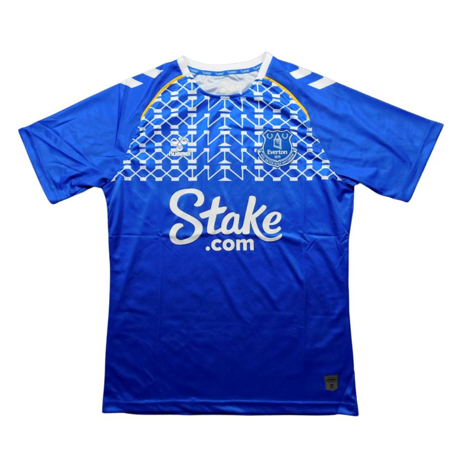 エバートン　チームオフィシャル　HOME PRE-MATCH 　半袖　トレーニングシャツ　HUMMEL(正規品/メール便可/メーカーコード421242) | hummel