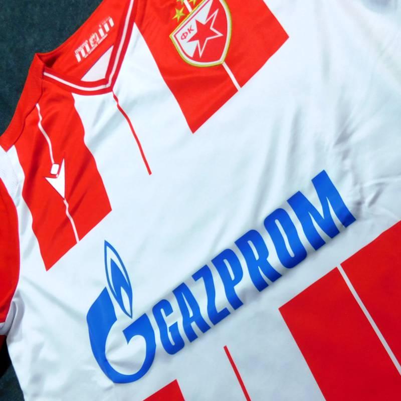 レッドスターベオグラード　19　ホーム　半袖　ユニフォーム　MACRON　2019シーズン(正規品/メール便可/メーカーコード58116016) | macron | 01