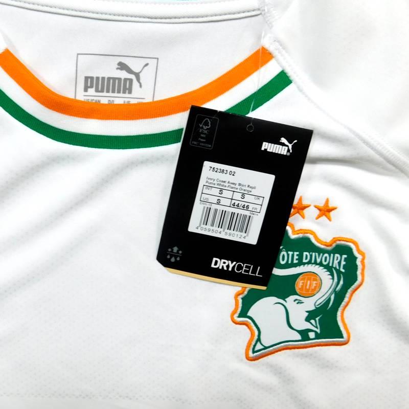 コートジボワール代表　18　アウェイ　半袖　ユニフォーム　PUMA(正規品/メール便可/メーカーコード752383 02) | PUMA | 02