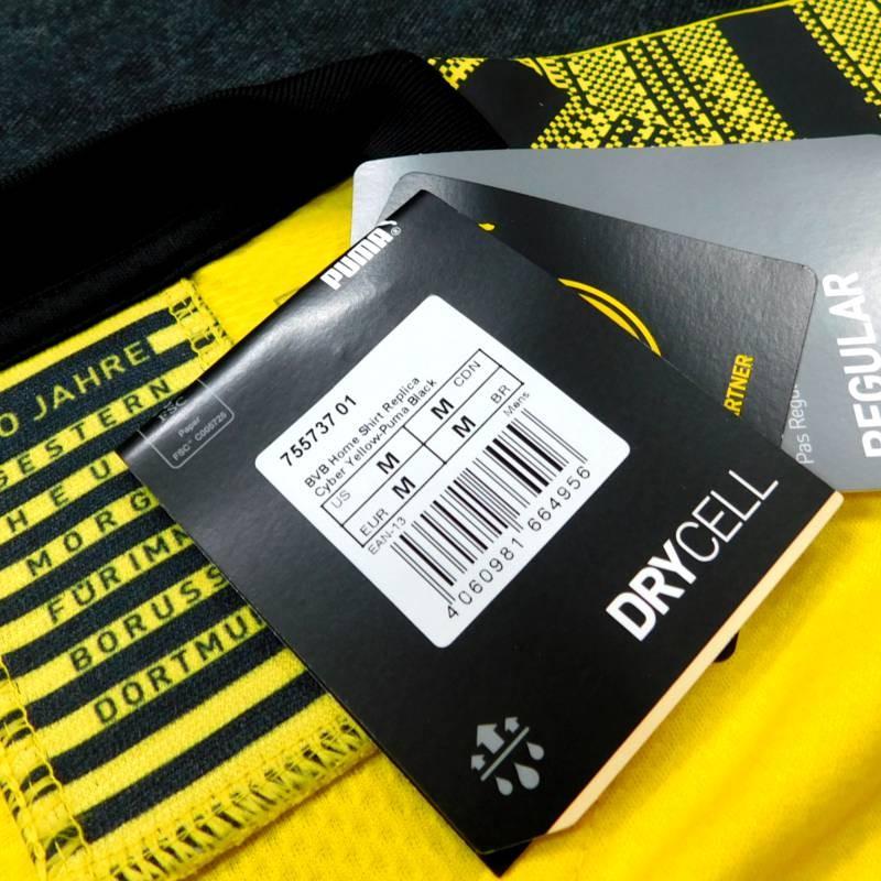 ボルシアドルトムント　19　ホーム　半袖　ユニフォーム　PUMA　2019シーズン(正規品/メール便可/メーカーコード755737 01) | PUMA | 02