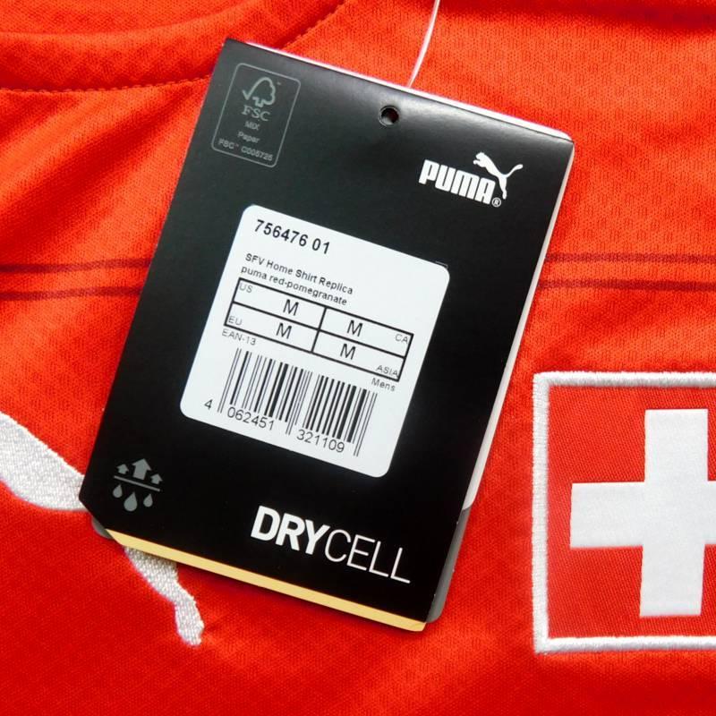 スイス代表　20　ホーム　半袖　ユニフォーム　PUMA　ユーロ2020（2021）(正規品/メール便可/メーカーコード756476 01) | PUMA | 02
