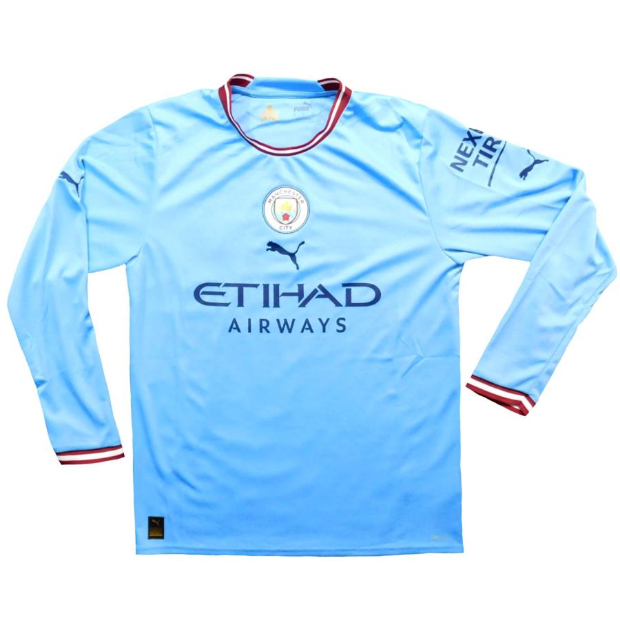 マンチェスターシティ　22　ホーム　長袖　ユニフォーム　PUMA　2022シーズン(正規品/メール便可/メーカーコード765711 01) | PUMA