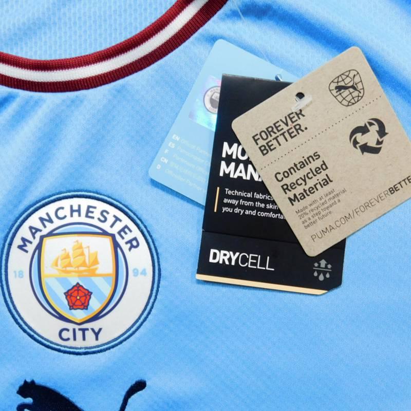 マンチェスターシティ　22　ホーム　長袖　ユニフォーム　PUMA　2022シーズン(正規品/メール便可/メーカーコード765711 01) | PUMA | 02
