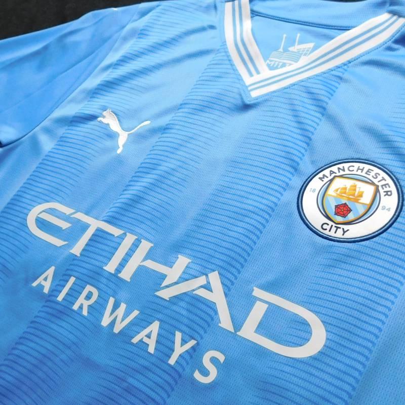 マンチェスターシティ　23　ホーム　半袖　ユニフォーム　PUMA　2023シーズン(正規品/メール便可/メーカーコード770438 01) | PUMA | 01