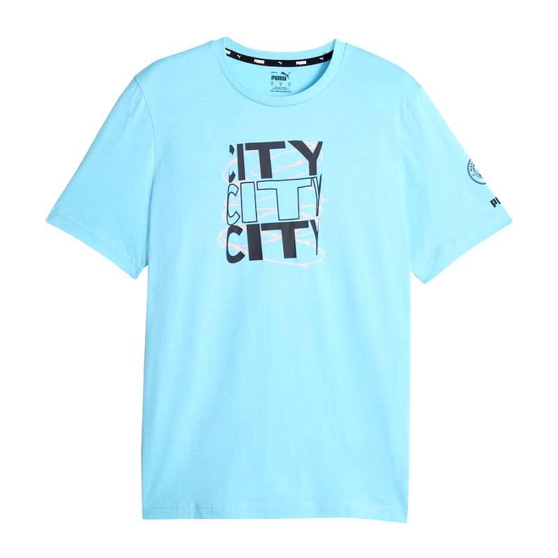 マンチェスターシティ　772950 25　FtblCore Graphic　Tシャツ　半袖　PUMA(正規品/メール便可) | PUMA