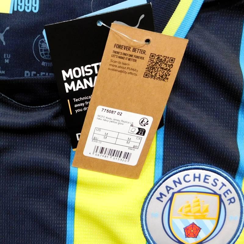 マンチェスターシティ　24　アウェイ　長袖　ユニフォーム　PUMA　2024シーズン(正規品/メール便可/メーカーコード775087 02) | PUMA | 02
