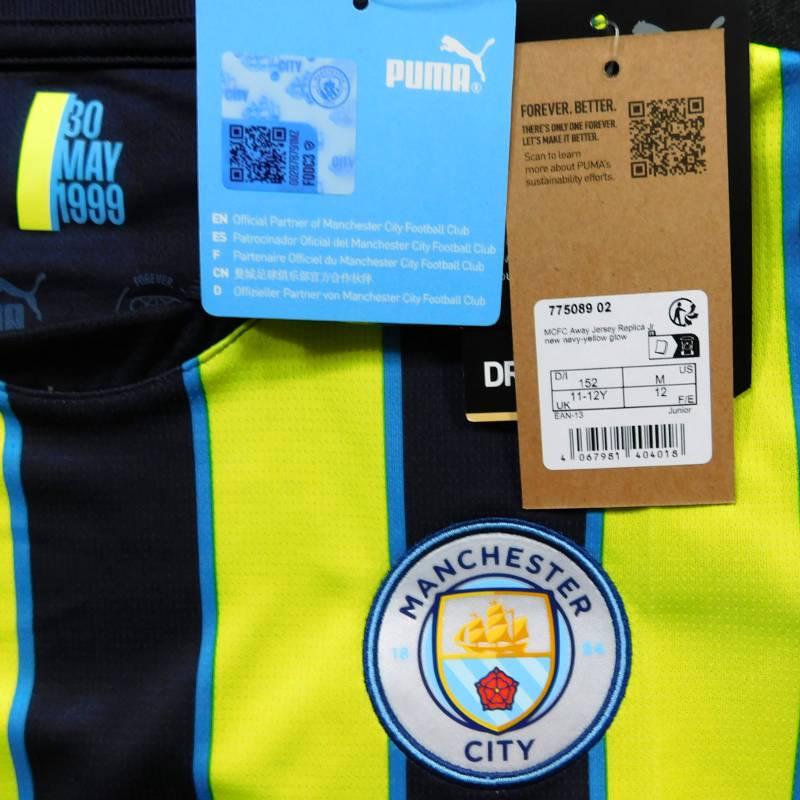 マンチェスターシティ　24　アウェイ　半袖　ジュニアユニフォーム　PUMA　2024シーズン(正規品/メール便可/メーカーコード775089 02) | PUMA | 02