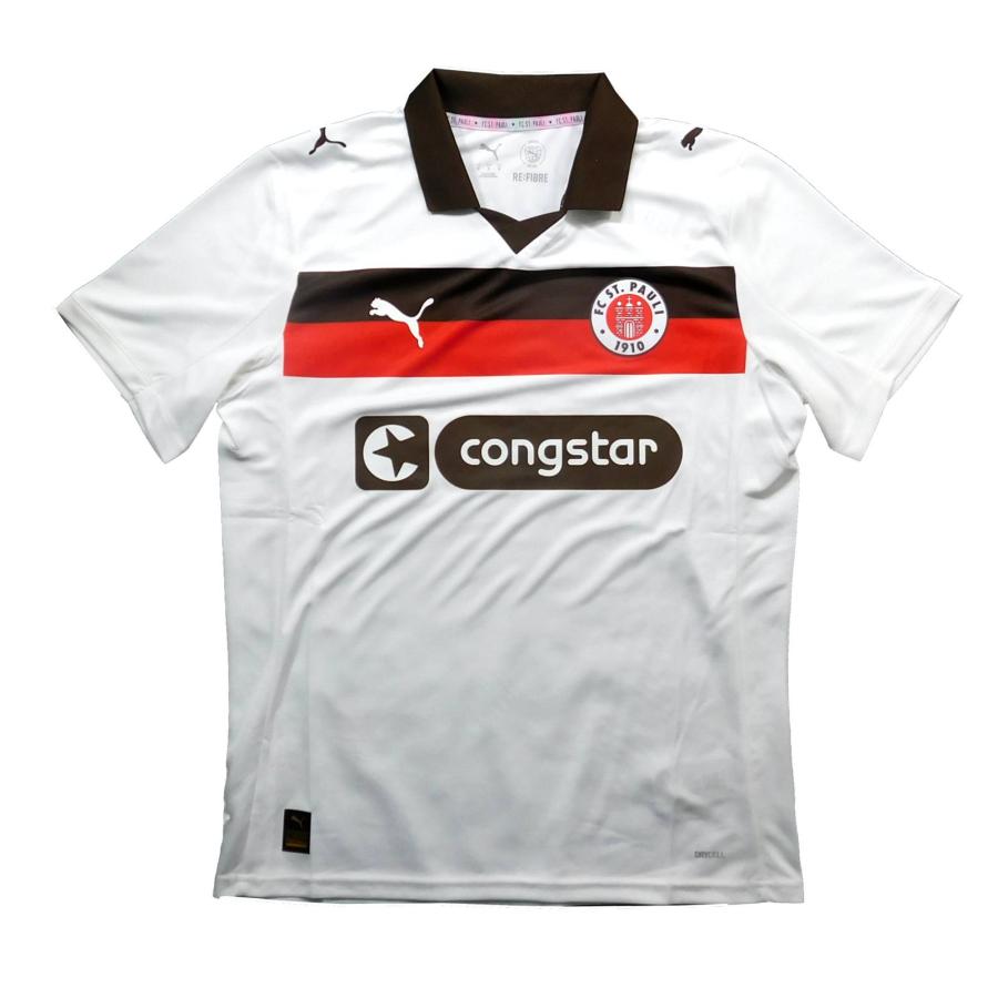 FCザンクトパウリ　25　アウェイ　半袖　ユニフォーム　PUMA　2025シーズン(正規品/メール便可/メーカーコード783069 02) | PUMA