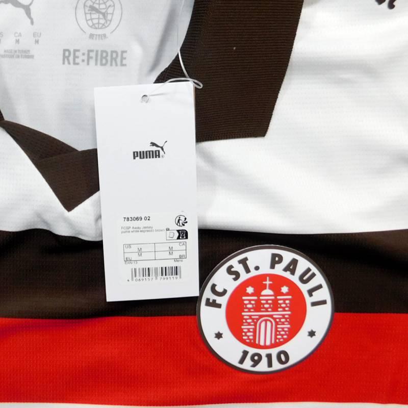 FCザンクトパウリ　25　アウェイ　半袖　ユニフォーム　PUMA　2025シーズン(正規品/メール便可/メーカーコード783069 02) | PUMA | 02