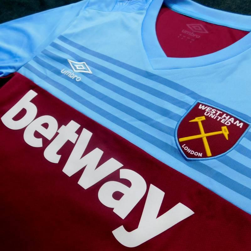 ウェストハム　19　ホーム　半袖　ユニフォーム　UMBRO　2019シーズン(正規品/メール便可/メーカーコード90300U) | umbro | 01