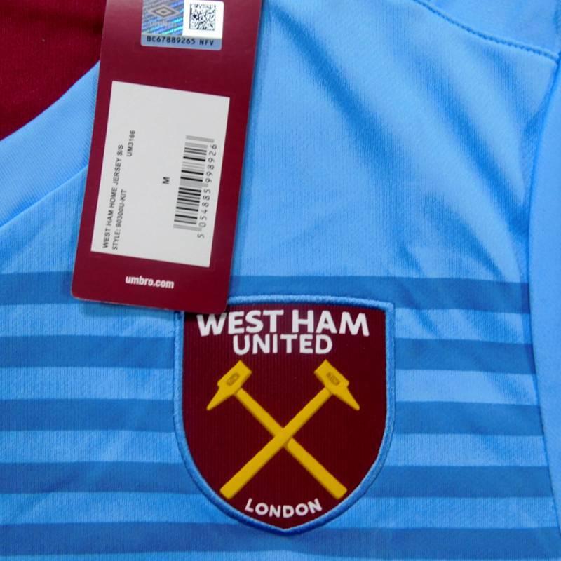 ウェストハム　19　ホーム　半袖　ユニフォーム　UMBRO　2019シーズン(正規品/メール便可/メーカーコード90300U) | umbro | 02