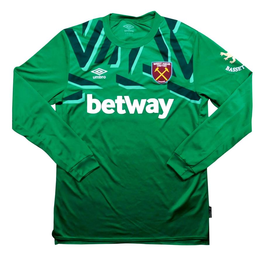 ウエストハム Umbro 長袖シャツ L ウェストハム 22 ホーム 長袖 ユニフォーム UMBRO 2022シーズン