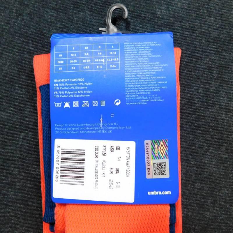 エバートン　19　アウェイ　ソックス　UMBRO　2019シーズン(正規品/メール便可/メーカーコード90423U) | umbro | 02