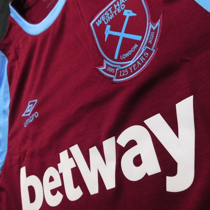 ウェストハム　20　ホーム　半袖　ユニフォーム　UMBRO　2020シーズン/125周年モデル(正規品/メール便可/メーカーコード92037U) | umbro | 01