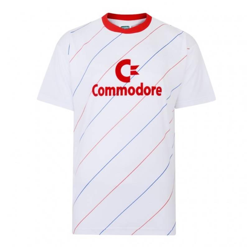 FCバイエルン　1984　アウェイ　半袖　ユニフォーム　復刻モデル/Commodore(正規品/メール便可) | 