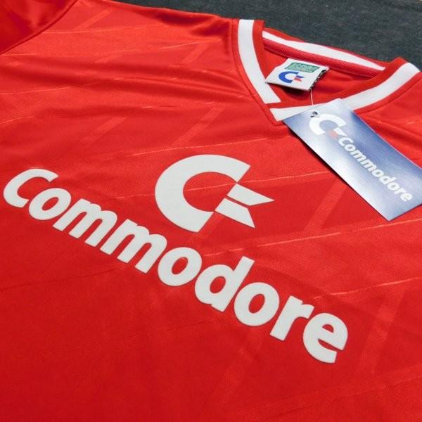 FCバイエルン 1986 ホーム 半袖 ユニフォーム 復刻モデル/Commodore