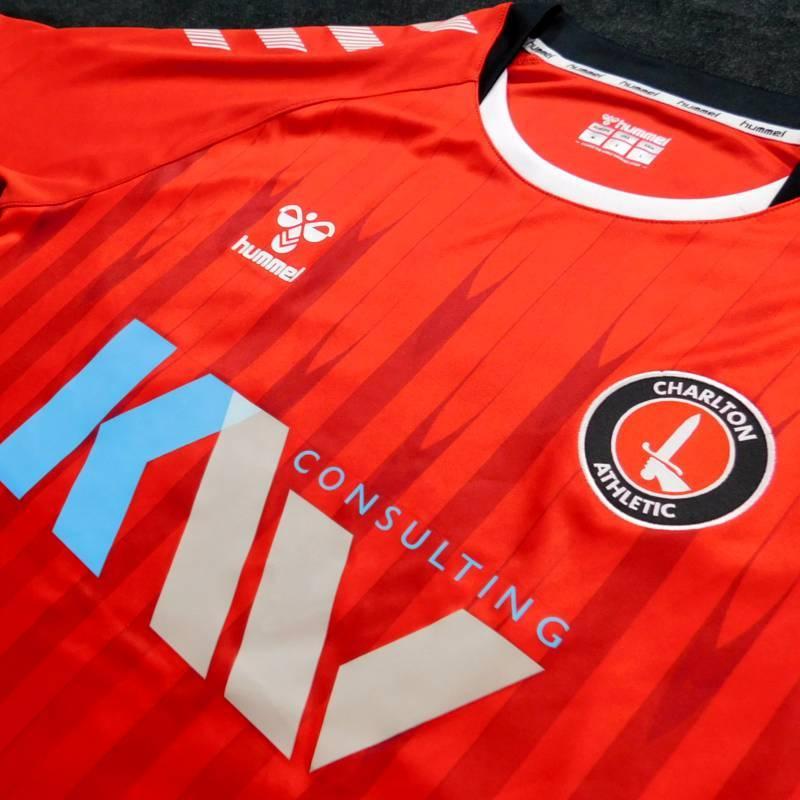 【ポイント10倍中！】チャールトンアスレティック　21　ホーム　半袖　ユニフォーム　HUMMEL　2021シーズン(正規品/メール便可/メーカーコードCHA-201SSA) | hummel | 01
