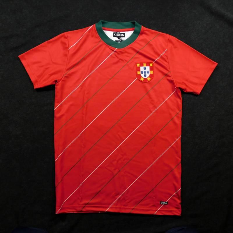 96ポルトガル代表 サッカーシャツ XL 赤 緑