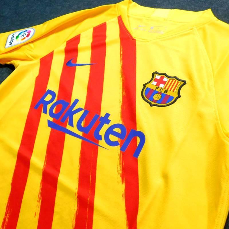 バルセロナ　19　4th　半袖　ジュニアユニフォーム　NIKE　2019シーズン(正規品/メール便可/メーカーコードCT2526 727) | NIKE | 01