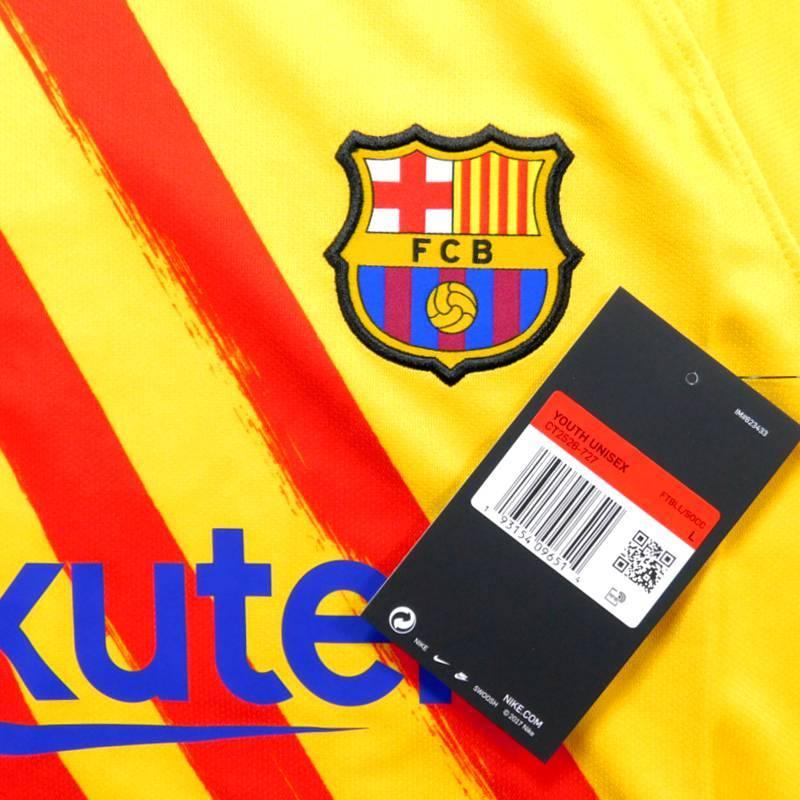 バルセロナ　19　4th　半袖　ジュニアユニフォーム　NIKE　2019シーズン(正規品/メール便可/メーカーコードCT2526 727) | NIKE | 02