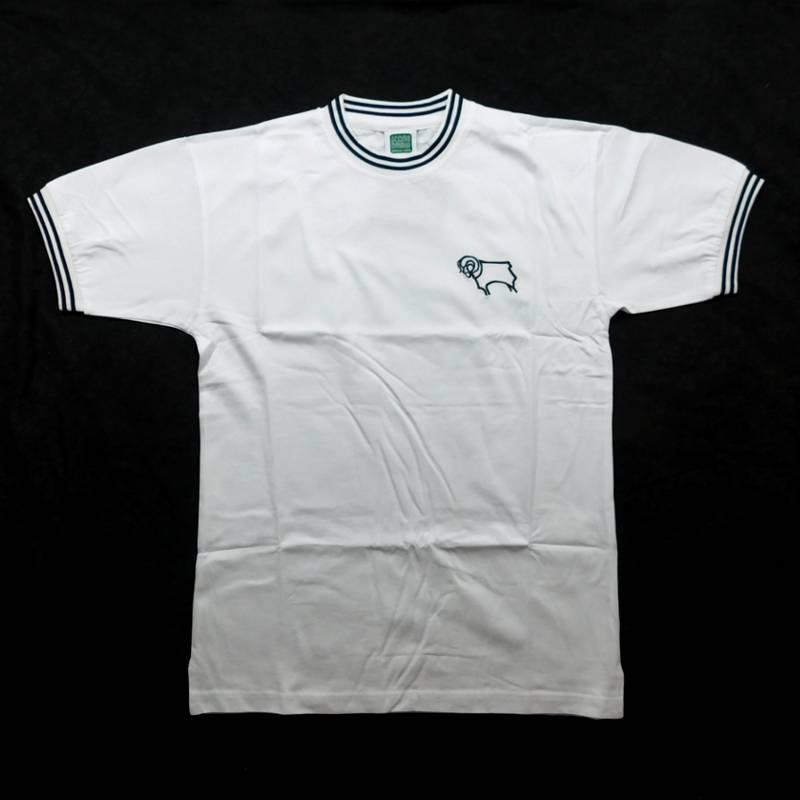 ダービーカウンティ 1972 ホーム 半袖 ユニフォーム 復刻モデル(正規品