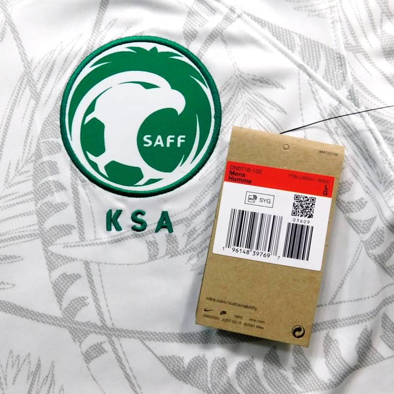 サウジアラビア代表　22　ホーム　半袖　ユニフォーム　NIKE　ワールドカップ2022(正規品/メール便可/メーカーコードDN0716 100) | NIKE | 02