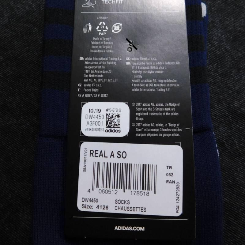 レアルマドリード　19　アウェイ　ソックス　ADIDAS　2019シーズン(正規品/メール便可/メーカーコードDW4450) | adidas | 03