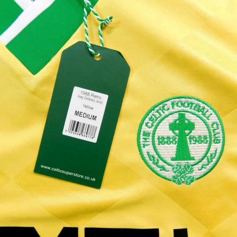 レア　超美品　CELTIC　セルティック　サッカーユニホーム　1988 セルティック 1988 アウェイ 半袖 ユニフォーム 100周年記念