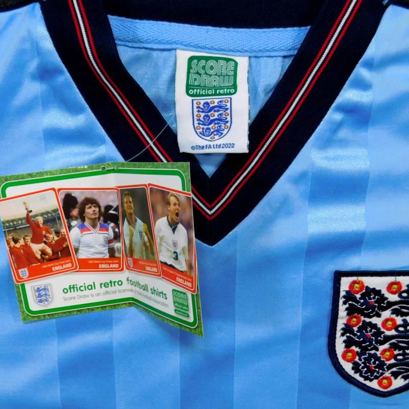 イングランド代表 1986 3rd 半袖 ユニフォーム 復刻モデル