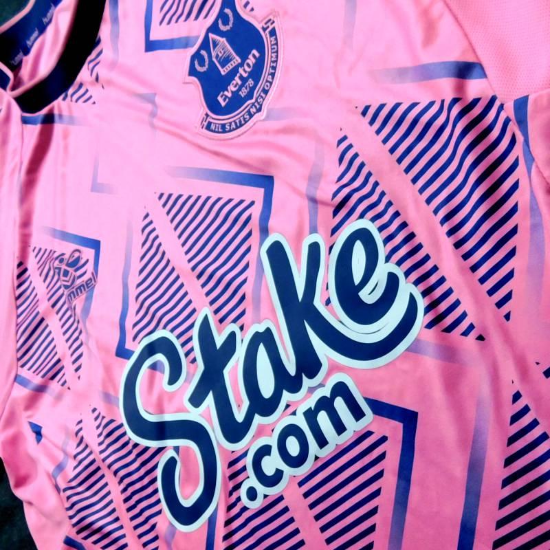 Everton Hummel ピンクサッカーウェア Everton FC 2022/23 hummel Away