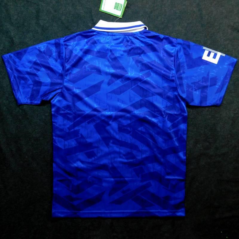 １９９２シーズン　エバートン　復刻　ユニフォーム エバートン 1992 ホーム 半袖 ユニフォーム 復刻モデル(正規品