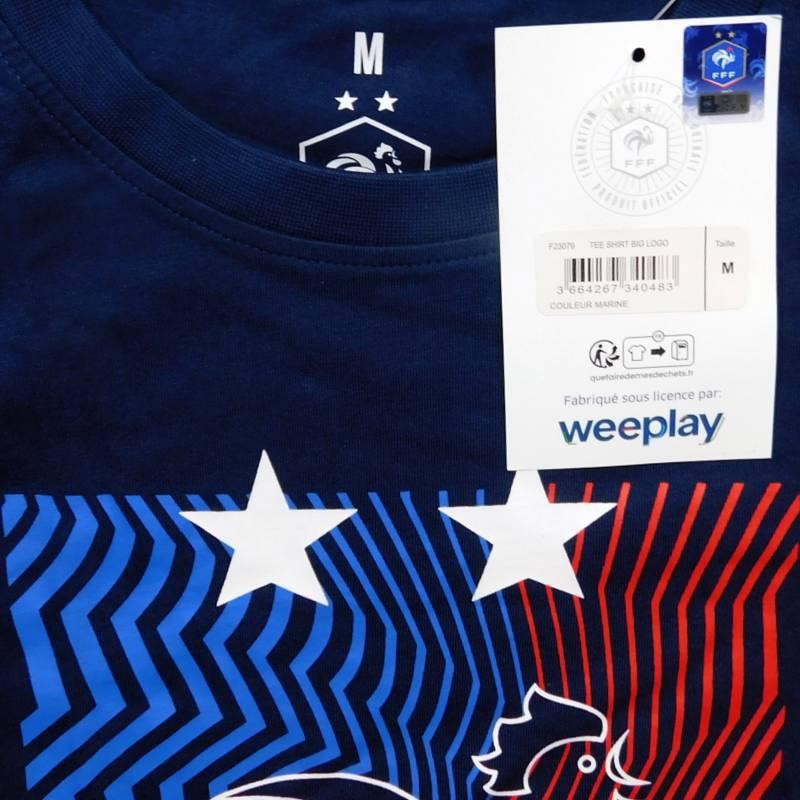 フランス代表　チームオフィシャル　F23079　BIG LOGO　Tシャツ　半袖(正規品/メール便可) |  | 02