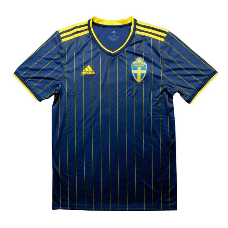 スウェーデン代表　21　アウェイ　半袖　ユニフォーム　ADIDAS　ユーロ2020（2021）(正規品/メール便可/メーカーコードFH7618) | adidas
