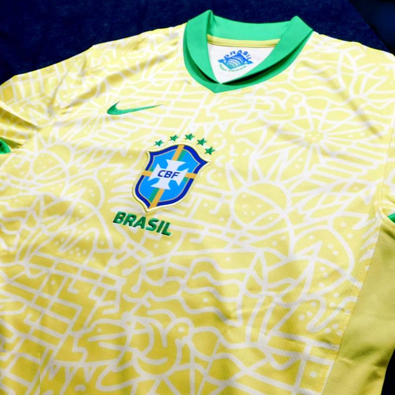 ブラジル代表　24　ホーム　半袖　ユニフォーム　NIKE　コパアメリカ2024(正規品/メール便可/メーカーコードFJ4284 706) | NIKE | 01