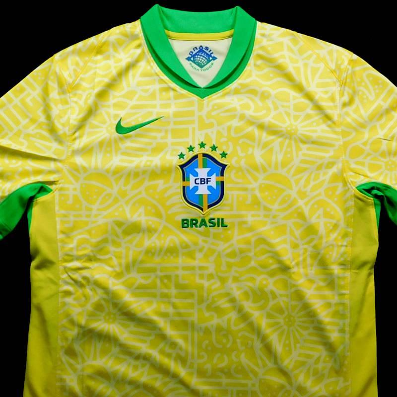 ブラジル代表　24　ホーム　半袖　ユニフォーム　NIKE　コパアメリカ2024(正規品/メール便可/メーカーコードFJ4284 706) | NIKE | 02