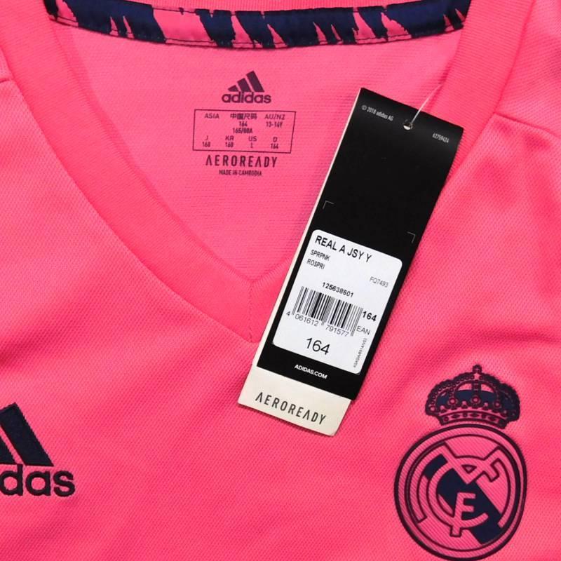 レアルマドリード　20　アウェイ　半袖　ジュニアユニフォーム　ADIDAS　2020シーズン(正規品/メール便可/メーカーコードFQ7493) | adidas | 02