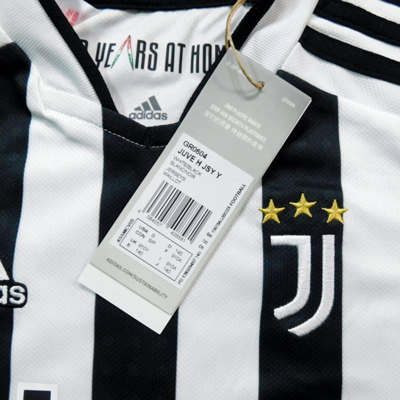 ユベントス　21　ホーム　半袖　ジュニアユニフォーム　ADIDAS　2021シーズン/ユベントススタジアム10周年(正規品/メール便可/メーカーコードGR0604) | adidas | 02