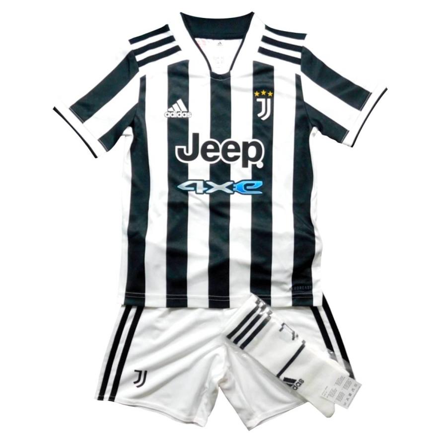 ユベントス　21　ホーム　半袖　ミニキット/ジュニアユニフォーム・パンツ・ソックスセット　ADIDAS　2021シーズン(正規品/メール便可/メーカーコードGR0605) | adidas