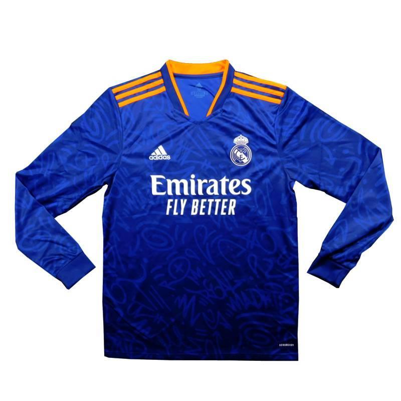 レアルマドリード　21　アウェイ　長袖　ユニフォーム　ADIDAS　2021シーズン(正規品/メール便可/メーカーコードGR3988) | adidas
