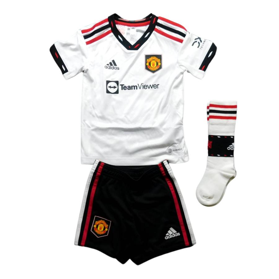 マンチェスターユナイテッド　22　アウェイ　半袖　ミニキット/ジュニアユニフォーム・パンツ・ソックスセット　ADIDAS　2022シーズン(正規品/メール便可) | adidas