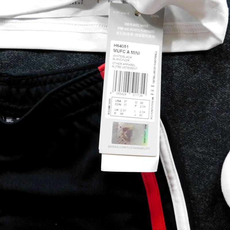 マンチェスターユナイテッド　22　アウェイ　半袖　ミニキット/ジュニアユニフォーム・パンツ・ソックスセット　ADIDAS　2022シーズン(正規品/メール便可) | adidas | 02