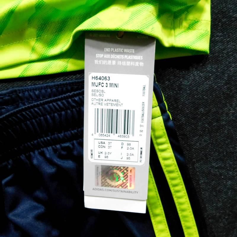 マンチェスターユナイテッド　22　サード　半袖　ミニキット/ジュニアユニフォーム・パンツ・ソックスセット　ADIDAS　2022シーズン(正規品/メール便可) | adidas | 02