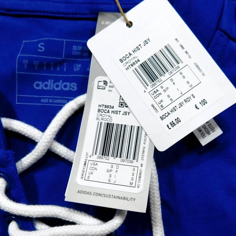 ボカジュニアーズ　Historical　半袖　ユニフォーム　ADIDAS　1913復刻モデル(正規品/メール便可/メーカーコードHT9834) | adidas | 02