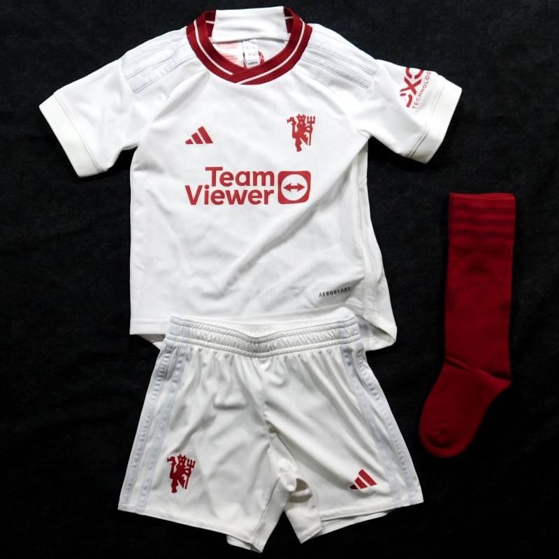 マンチェスターユナイテッド　23　サード　半袖　ミニキット/ジュニアユニフォーム・パンツ・ソックスセット　ADIDAS　2023シーズン(正規品/メール便可) | adidas