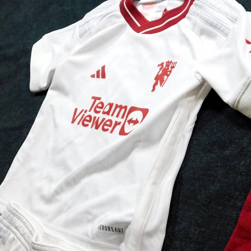 マンチェスターユナイテッド　23　サード　半袖　ミニキット/ジュニアユニフォーム・パンツ・ソックスセット　ADIDAS　2023シーズン(正規品/メール便可) | adidas | 01